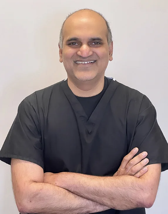Dr Sandeep Vasireddy, implantologist at Southend Avenue Dental Practice